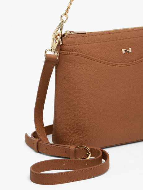Cross Body Tas Greta Leder Nathan baume Bruin riviera 2 ander zicht 2