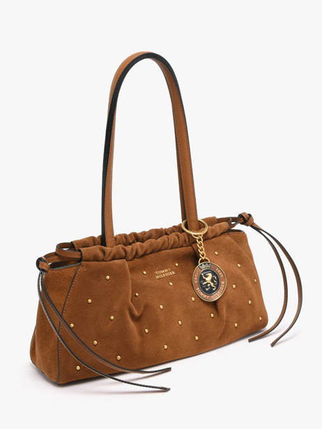 Schoudertas Th Soft Leder Tommy hilfiger Bruin th soft AW19202 ander zicht 1