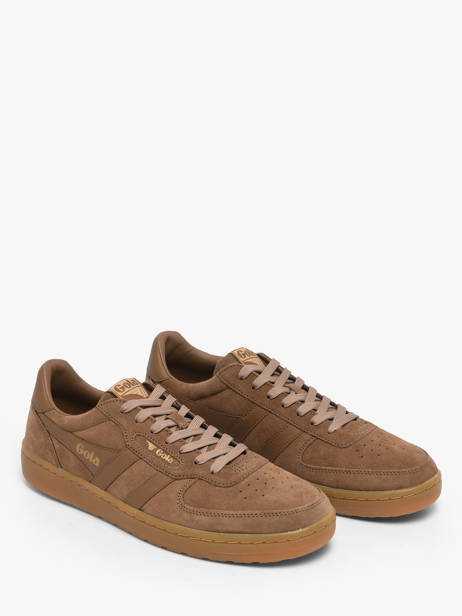 Sneakers Uit Leder Gola Bruin men CMB571CF ander zicht 1