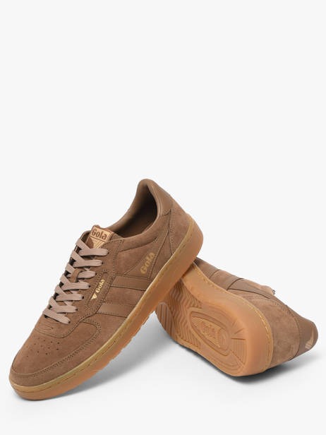 Sneakers Uit Leder Gola Bruin men CMB571CF ander zicht 2