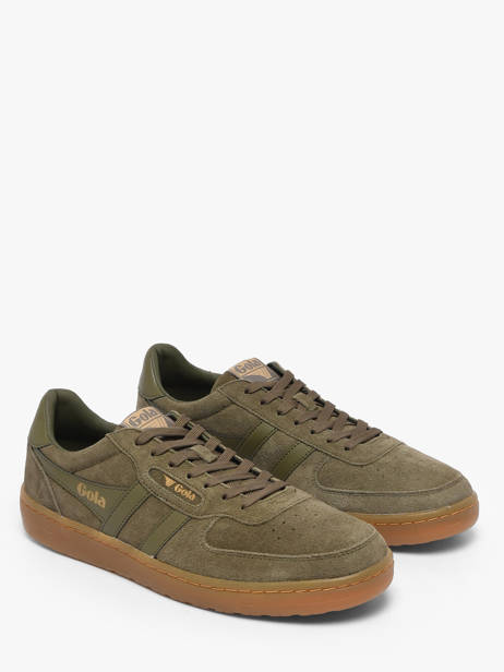 Sneakers Uit Leder Gola Groen men CMB571LN ander zicht 1
