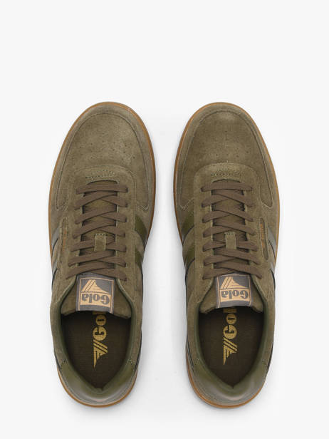 Sneakers Uit Leder Gola Groen men CMB571LN ander zicht 3