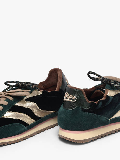 Sneakers Uit Leder Mrp star Groen women 23 ander zicht 2