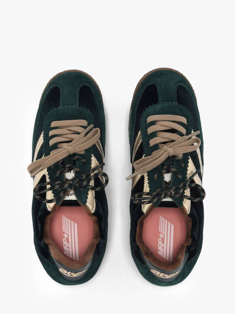 Sneakers Uit Leder Mrp star Groen women 23 ander zicht 3