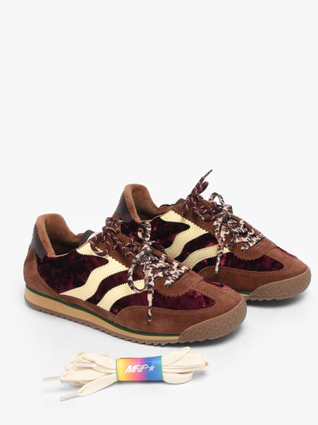 Sneakers Uit Leder Mrp star Rood women 10 ander zicht 1