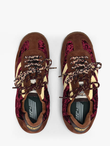 Sneakers Uit Leder Mrp star Rood women 10 ander zicht 3
