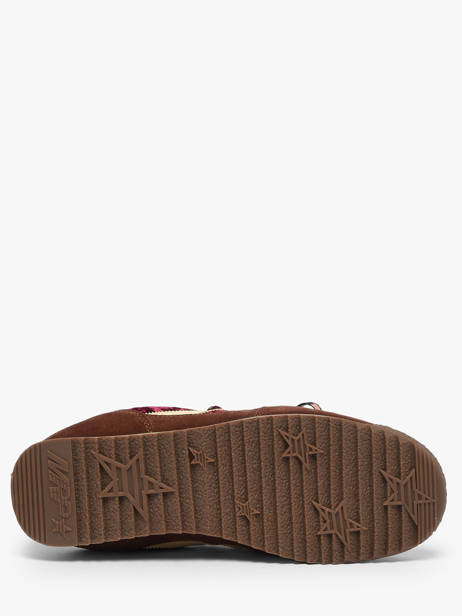 Sneakers Uit Leder Mrp star Rood women 10 ander zicht 4