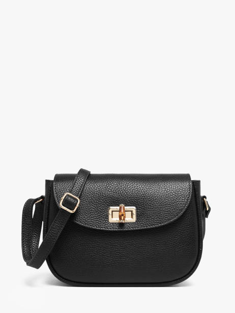 Cross Body Tas Caviar Milano Zwart caviar CA26068