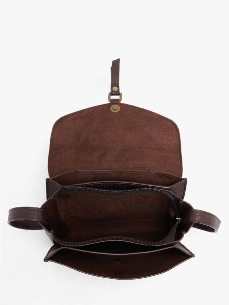 Cross Body Tas Sangle Mandoline Bruin sangle MD193 ander zicht 1