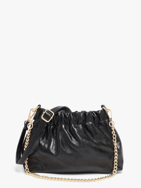 Sac Bandoulière Shiny Sauvage Cuir Milano Noir shiny sauvage SS26062