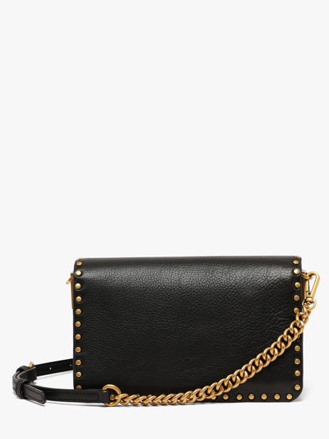 Sac Bandoulière Love Bag Icon Cuir Pinko Noir love bag icon 7665A2JG vue secondaire 4