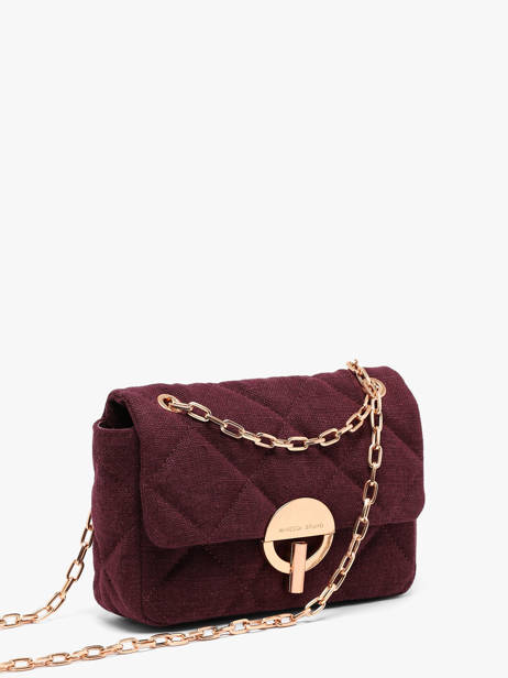 Cross Body Tas Moon Linnen Vanessa bruno Violet moon 70V40533 ander zicht 2