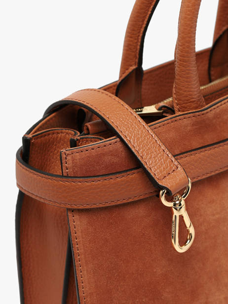Handtas Faubourg Leder Lancel Bruin faubourg A14257 ander zicht 2