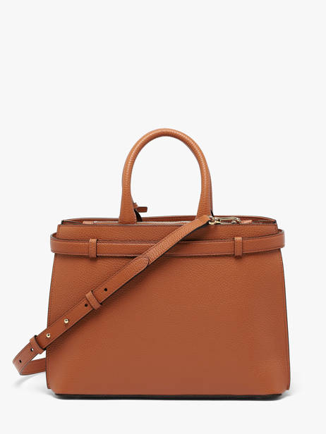 Handtas Faubourg Leder Lancel Bruin faubourg A14257 ander zicht 4