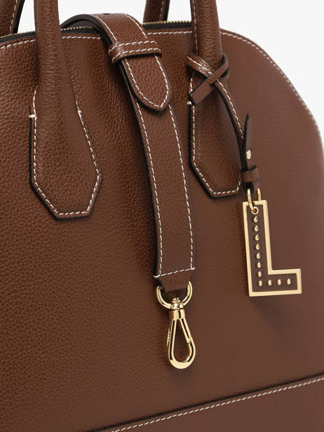 Handtassen Belleville Leder Lancel Bruin belleville A13736 ander zicht 3