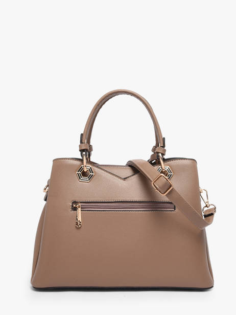 Handtas Saffiano Gallantry Beige saffiano M9431 ander zicht 3