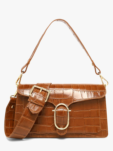 Cross Body Tas Cocco Balo Leder Milano Bruin cocco balo CB26063