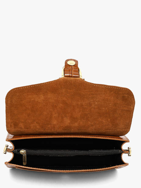 Cross Body Tas Cocco Balo Leder Milano Bruin cocco balo CB26063 ander zicht 2