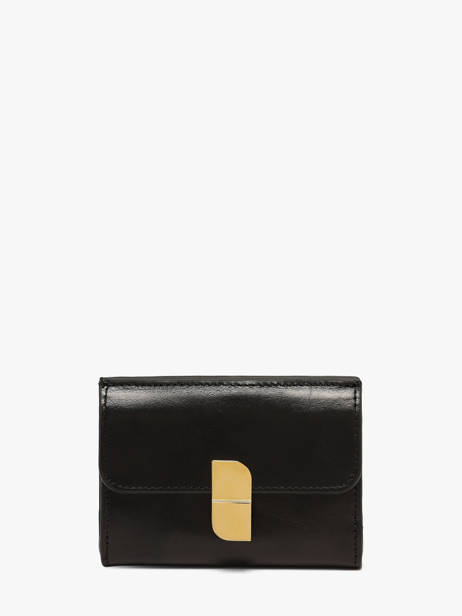 Portefeuille Leder Nat et nin Zwart vintage JOA