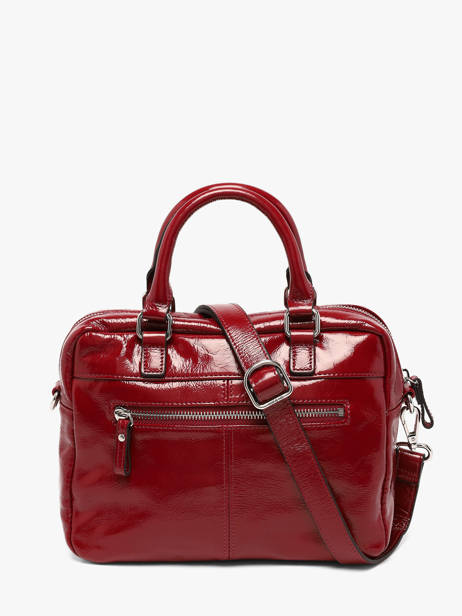 Sac Bandoulière Baby Macy Cuir Nat et nin Rouge vintage BABYMACY vue secondaire 4