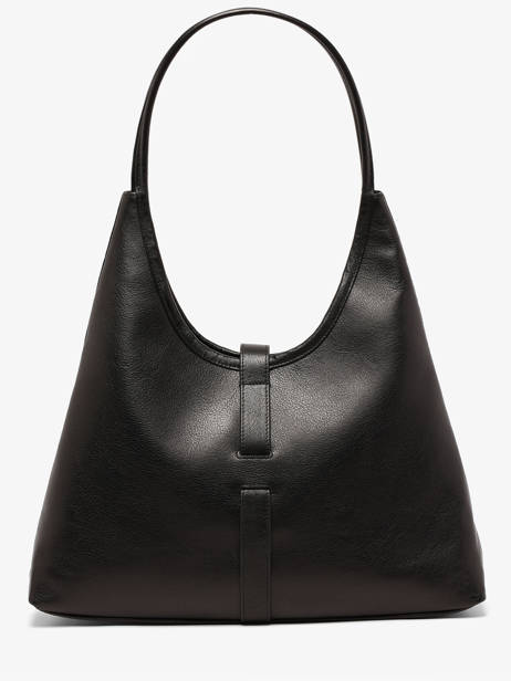 Schoudertas Vintage Leder Nat et nin Zwart vintage ROMEO ander zicht 4
