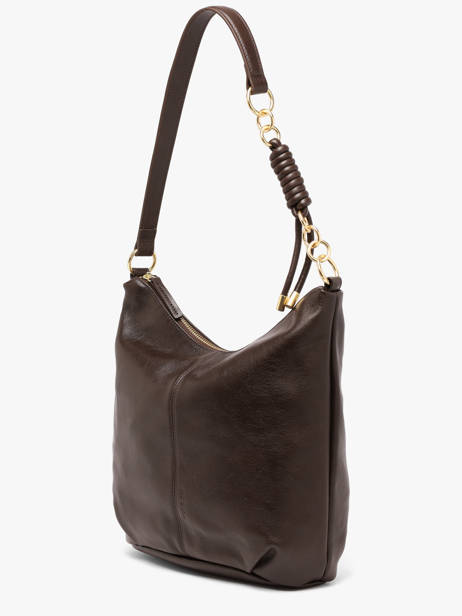 Sac Porté épaule Vintage Cuir Nat et nin Marron vintage SORA vue secondaire 1