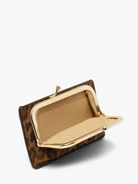 Porte-monnaie Cuir Nat et nin Marron vintage MIRA vue secondaire 1