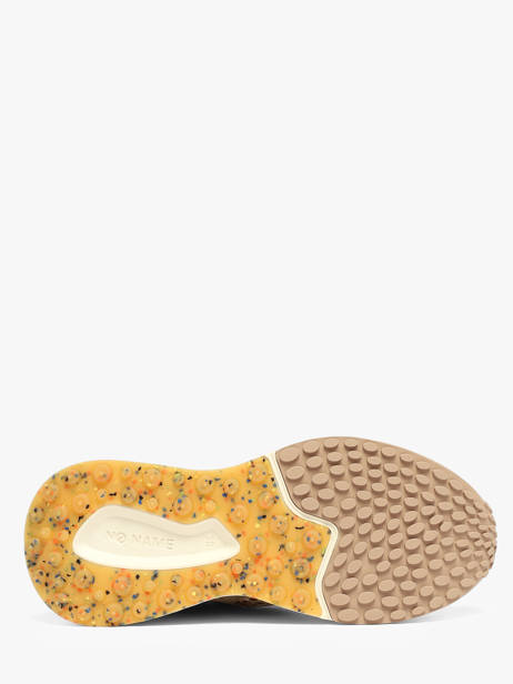 Sneakers Met Platformzool Uit Leder No name Beige women NNVESL04 ander zicht 4