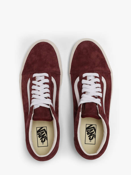 Sneakers Uit Leder Vans Rood men D7Z4QU1 ander zicht 3