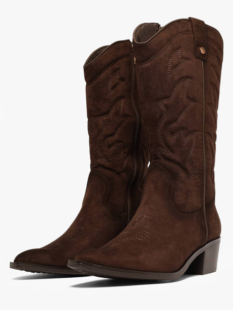 Santiago Laarzen Xti Bruin women 144308 ander zicht 1