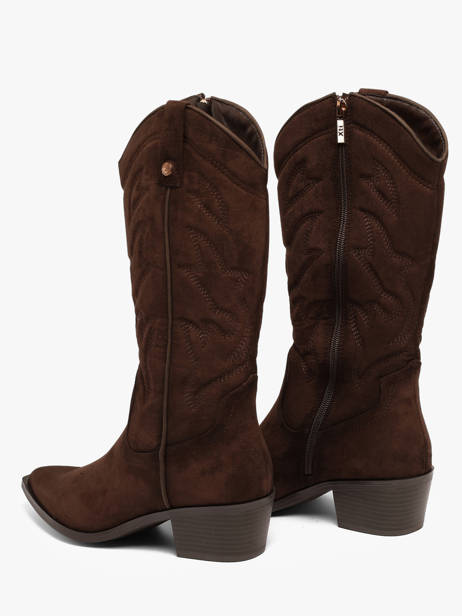 Santiago Laarzen Xti Bruin women 144308 ander zicht 2