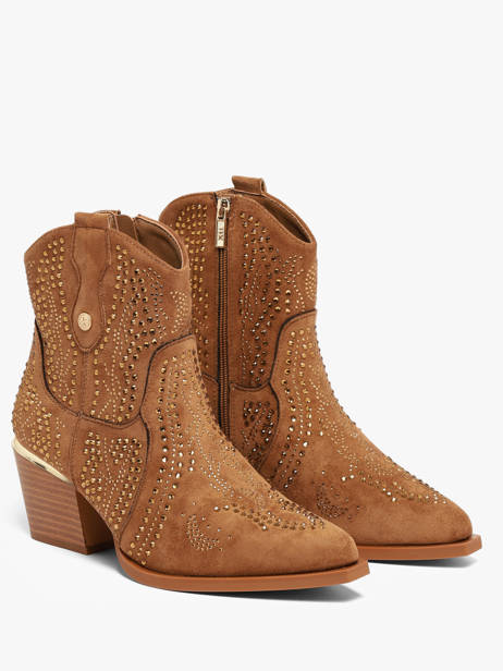 Santiago Laarzen Xti Bruin women 146100 ander zicht 1