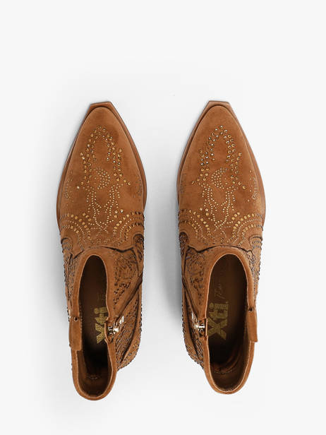 Santiago Laarzen Xti Bruin women 146100 ander zicht 3