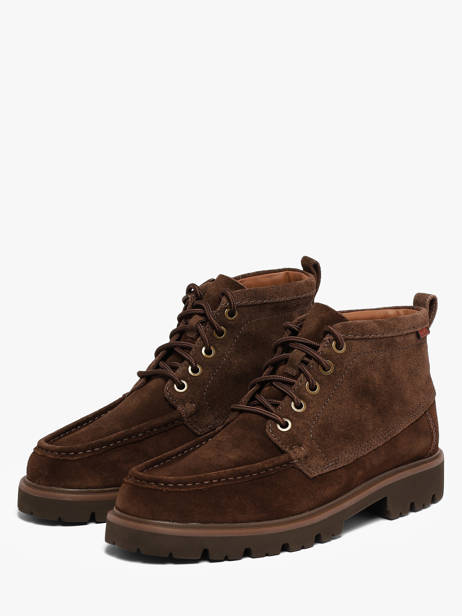Enkellaarzen Uit Leder Clarks Bruin men 26320159 ander zicht 1
