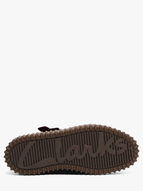Enkelhoge Derby Veterschoenen Uit Leder Clarks Rood women 26329426 ander zicht 4