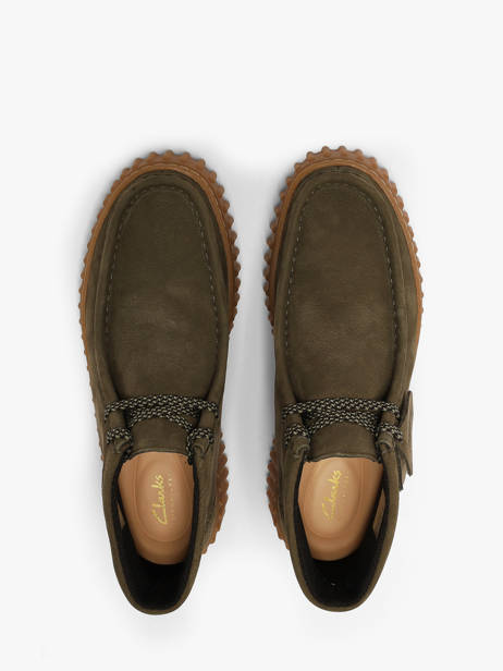 Enkelhoge Derby Veterschoenen Uit Leder Clarks Groen women 26179356 ander zicht 3