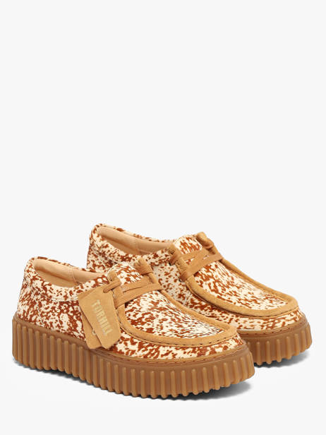 Derby Veterschoenen Uit Leder Clarks Beige women 26327765 ander zicht 1