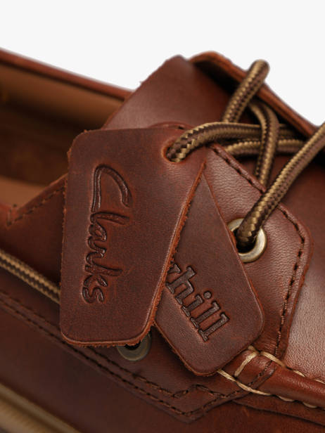 Chaussures Derbies En Cuir Clarks Marron men 26186176 vue secondaire 2