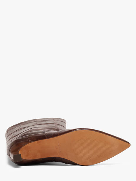 Laarzen Met Naaldhak Uit Leder Angel alarcon Bruin women 480C ander zicht 4