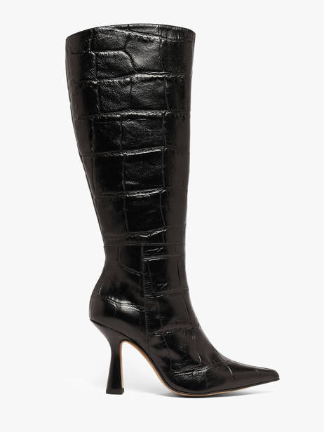 Laarzen Met Naaldhak Uit Leder Angel alarcon Zwart women 539F