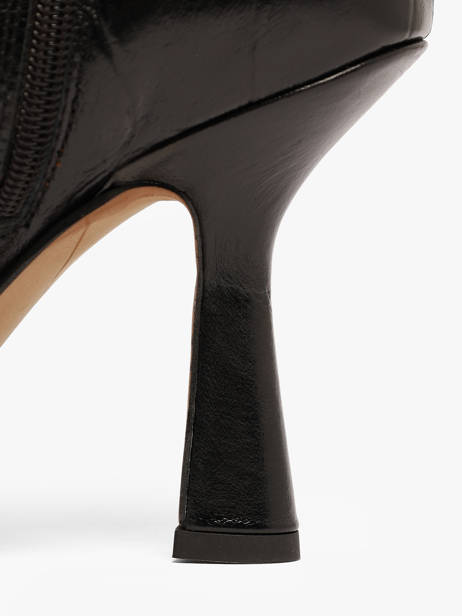 Laarzen Met Naaldhak Uit Leder Angel alarcon Zwart women 539F ander zicht 3