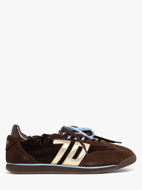Sneakers Uit Leder Back 70 Bruin women 62