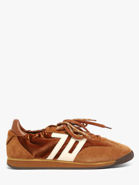 Sneakers Uit Leder Back 70 Bruin women 65