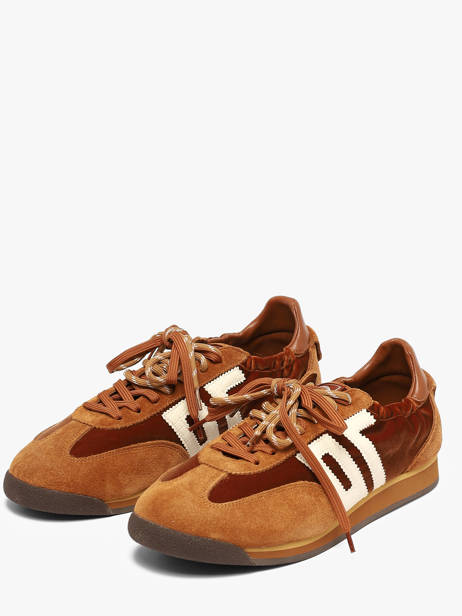 Sneakers Uit Leder Back 70 Bruin women 65 ander zicht 1