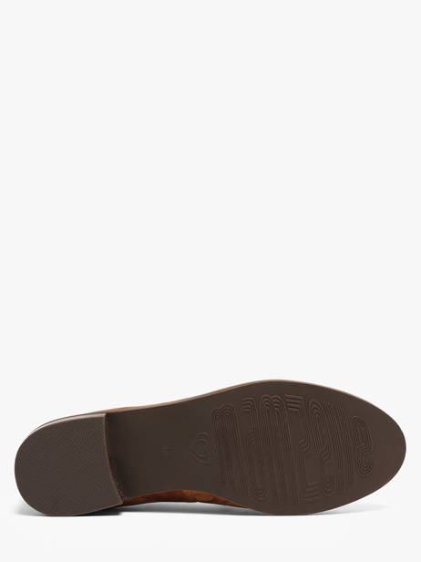 Mocassins En Cuir Mam'zelle Marron women CSIUV28 vue secondaire 4