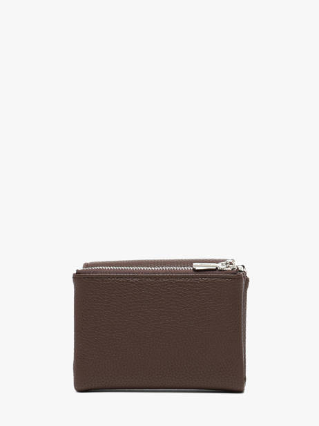 Portemonnee Met Kaarthouder Grained Flora & co Bruin grained F5019 ander zicht 2