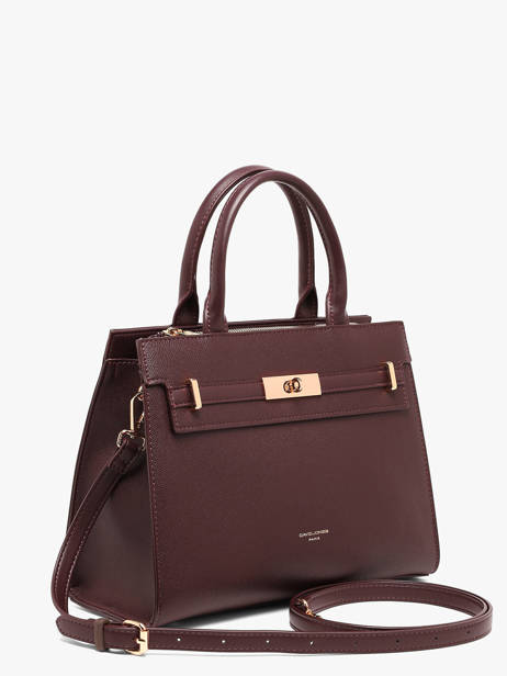 Sac Porté Main Saffiano David jones Rouge saffiano CM8609 vue secondaire 2