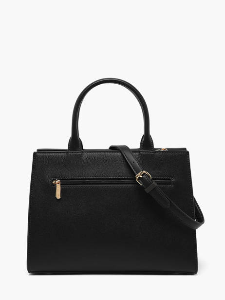 Handtas Saffiano David jones Zwart saffiano CM8609 ander zicht 3