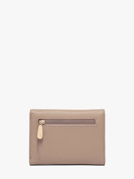 Portefeuille David jones Beige saffiano 2 vue secondaire 2