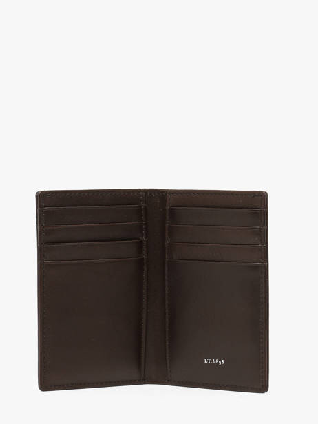 Porte-cartes Cuir Le tanneur Marron lucien huile THHU3510 vue secondaire 1